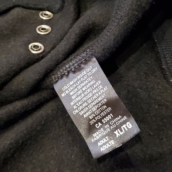 Black Long Sleeve "Holland" Hoodie - Picture 7 of 10